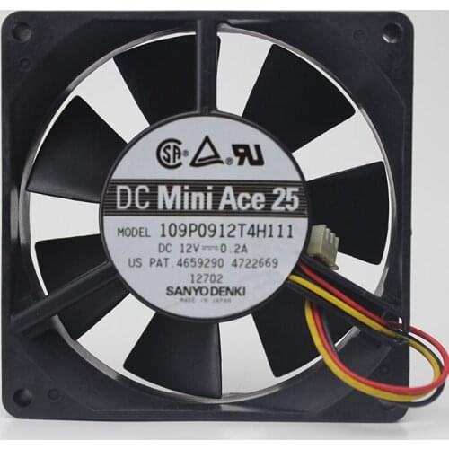109P0912T4H111 9025 12V 0.2A Chassis Fan Power Fan
