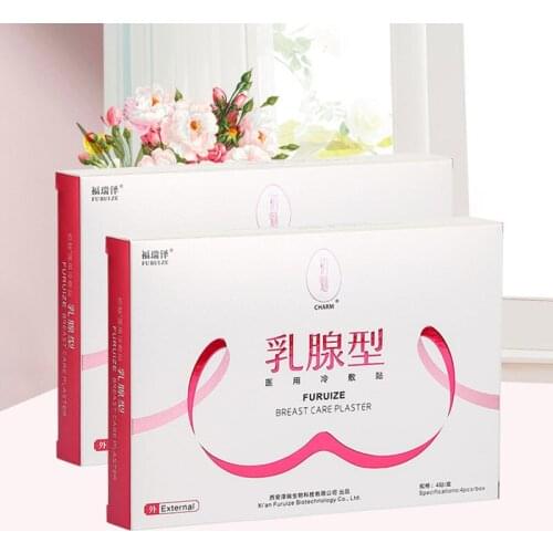 12Pcs=3 packs Breast plaster Anti Hyperplasia of mammary glands breast swelling pain mastitis healing breast enhancement patch