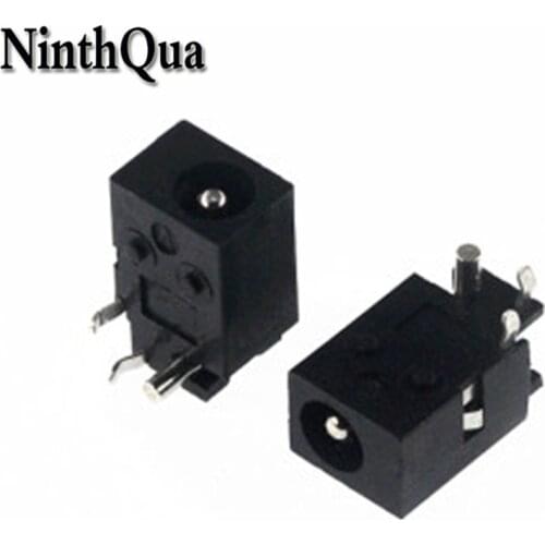 2sets 4.0x1.7mm DC Power Male Plug + Jack Socket Female Panel Mount Connector DC-023 4.0*1.7mm Parts