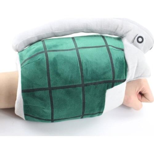 30cm Anime My Hero Academia Bakugo Katsuki Plush Toy Cosplay Gloves Cuff Arm Wrist Band Power Bracer Grenades Stuffed Toy Gifts