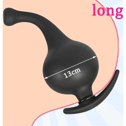 Butt Plug Anal Plug Huge Inflatable 21cm Long Ass Deep Stimulation Vagina Anus Expansion Erotic Anal Sex Toys For Men Women L1