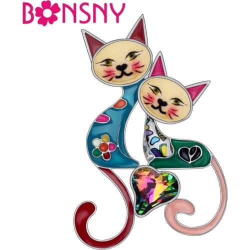 Броши с кошками на одежду ARWA China At AliExpress