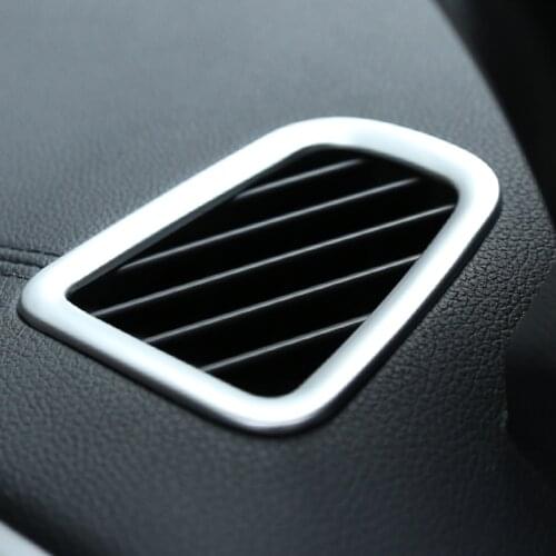 For Kia Sportage Kx5 QL 2016 2017 Stainless Steel Car Parts Air Vent Circle Trim Air Conditioner Protection Sticker Accessories