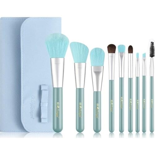 BANFI 7/9pcs Beauty Makeup Brush Set Cosmetic Foundation Powder Blush Eye Shadow Eyeliner Lip Make Up Brush Tools Kits Maquiagem