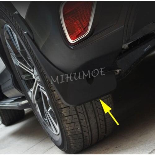 Black Car Mud Splash Guard Mudflap Fender For 2018 2019 2020 Mitsubishi Eclipse Cross
