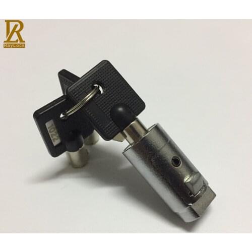 RayLock high security pin mechanism round plug lock cylinder for snack vending machine