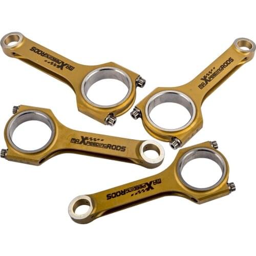 Titanizing Connecting Rods ARP2000 Bolt For VW Golf mk5 mk6 mk7 1.4T EA211 For Skoda Octavia Rapid Superb Conrod For Audi A3 A4