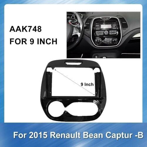 For Renault 2015 Capture -B F3 Car Radio Stereo Fitting installation Fascia Stereo Frame Fascias Panel Facial DVD CD Dash Bezel