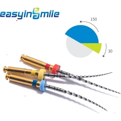 EASYINSMILE 3Files Dental Endo X-ONE Reciprocating NITI Engine Rotray Endodontic Files Tip Fit Endodontic Motor