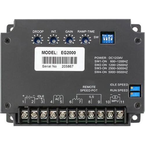 EG2000 diesel generator set speed governor governor electronic speed controller