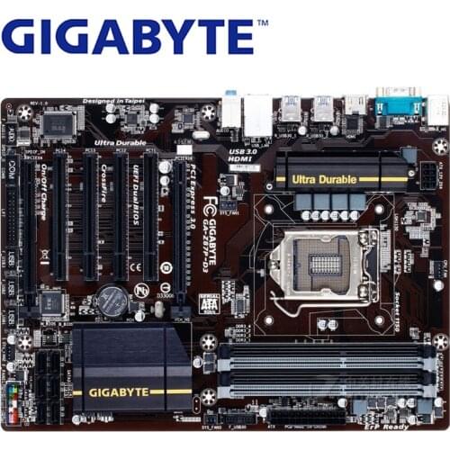 Used Gigabyte GA-Z87P-D3 Motherboard 1150 Z87 DDR3 USB3.0 32GB SATA III Z87P D3 Desktop Mainboard Z87P-D3