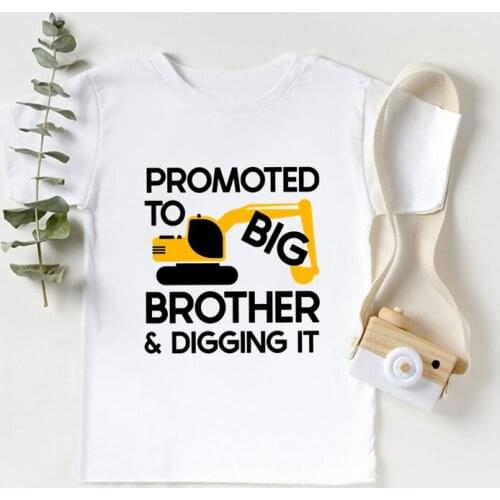 I'm Being Promoted To Big Brother 2021/ 2022 Print Boys T shirt Announcement Funny Kids Clothes Baby Children T-shirts,HKP5433