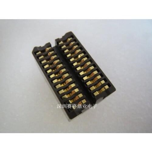 Original YAMAICHI 24P double row aging IC Test Seat IC59-2403-1 Burning Programme QFP100 Socket Adapter 1.778MM