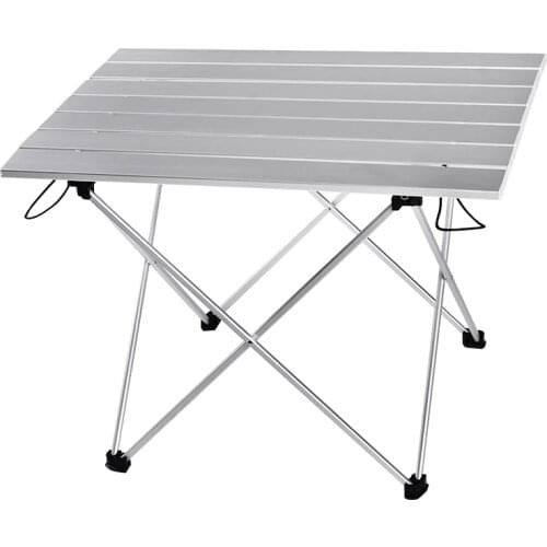 Portable Table Foldable Folding Camping Hiking Desk Traveling Outdoor Al Alloy Ultra-light Family Party Picnic