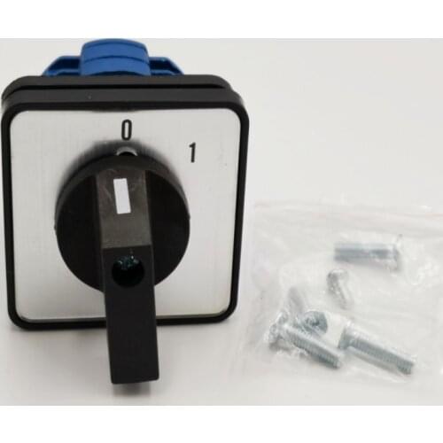 Rotary Selector 2 Positions 8 Screw Changeover Switch 12A 380V AC 20A 660V AC