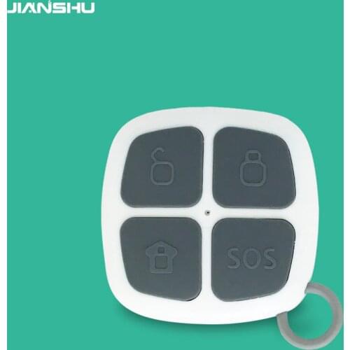 5pcs/lot 433mhz New version Arming / Disarming/SOS/Home arm function 433mhz wireless remote control for JianShu Alarm host