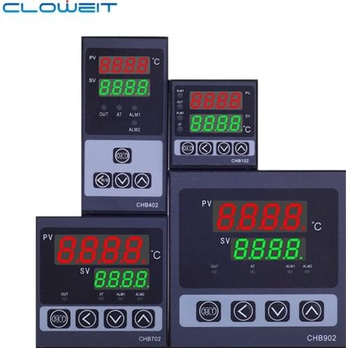 Temperature Controller K E PT100 Input SSR AC250V Relay 10V 4-20mA Output LCD Digital Display PID Programmable Thermostat Sensor