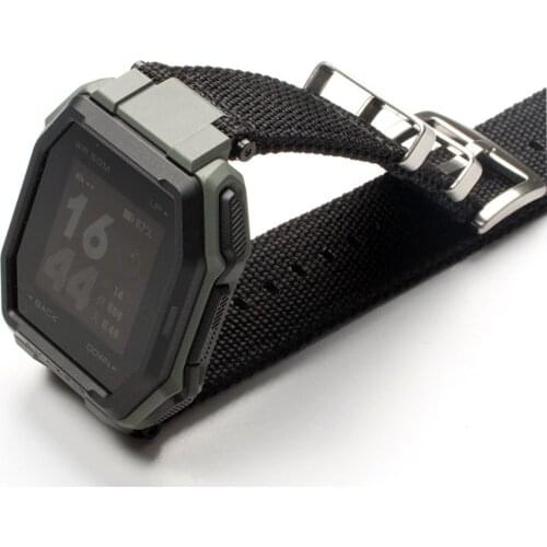 Watch Band For Huami Amazfit ARES/T-REX Breathable Nylon Strap Canvas Bracelet For Amazfit T-Rex/Ares Smart Watch Accessories