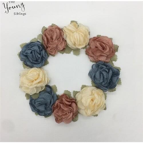Romantic Rose Artificial 3D flower for Home decoration Bride Wedding dress party DIY Clothing Hats Accessories Craft supplies