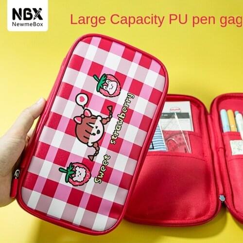 Schoolgirl cute simple Japanese ins multi-functional pencil junior students creative childrens pencil box stationery purses