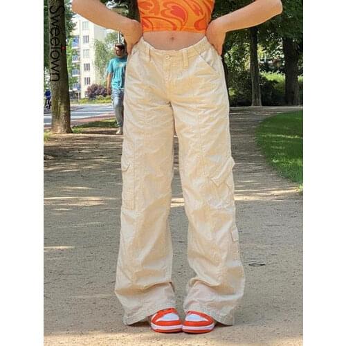 Женские свободные джинсы Sweetown China At AliExpress