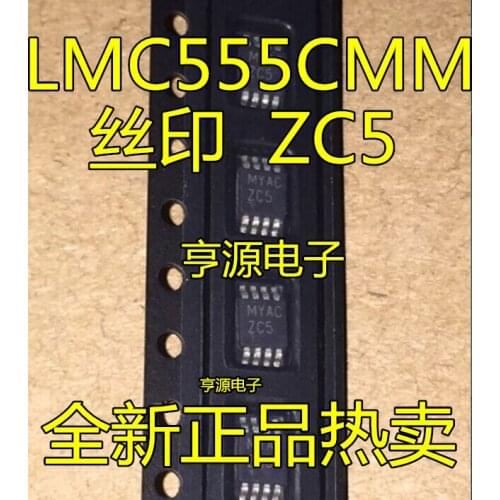 10PCS LMC555CMM LMC555 ZC5 MSOP-8