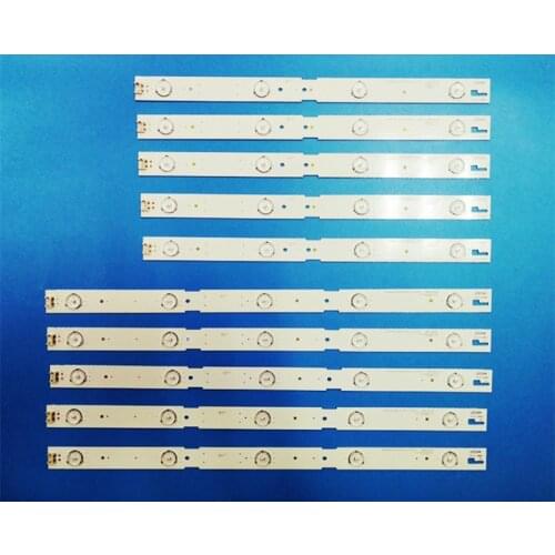 10pcs/lot LED backlight strip lamp for Samsu ng 43"TV 2015ACR430 2015ARC430-3228-L05-REV1.0-150716 LM41-00174A