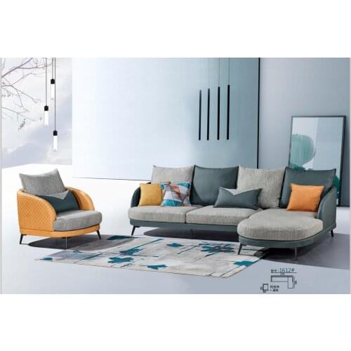 2021 new modern minimalist living room complete small apartment fabric