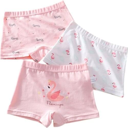 3Pcs Lot Baby Girls Panties Cartoon Ice Cream Design Kids Underwear Childrens Briefs 2 To 12 Years Shorts ZL85