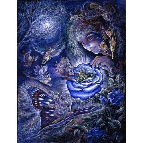 5d diamond painting Fantasy Flower Fairy full drill square diamond embroidery Home Decoration Handicrafts Cross stitch