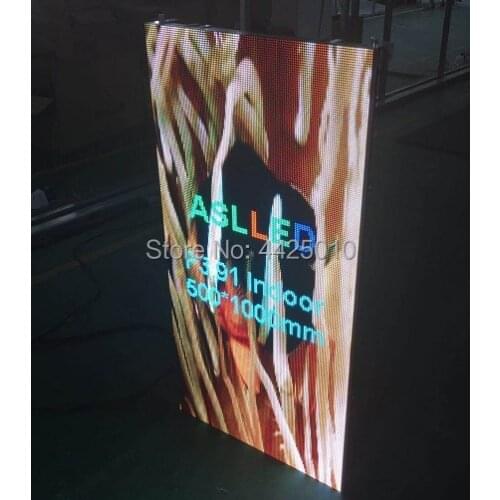 ASLLED P3.91 Special stage LED screen, LED Box 500mm*1000mm . Includes LINSN908 / power supply