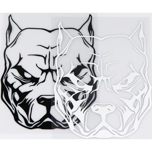 Car decal motorcycle accessories waterproof creative personality dog head gaze cool car is suitable for all cars PVC