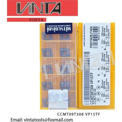 Free shipping 10pcs/lots high quality CCMT09T304 / CCMT09T308 VP15TF / UE6020 cnc carbide turning inserts internal turning tool