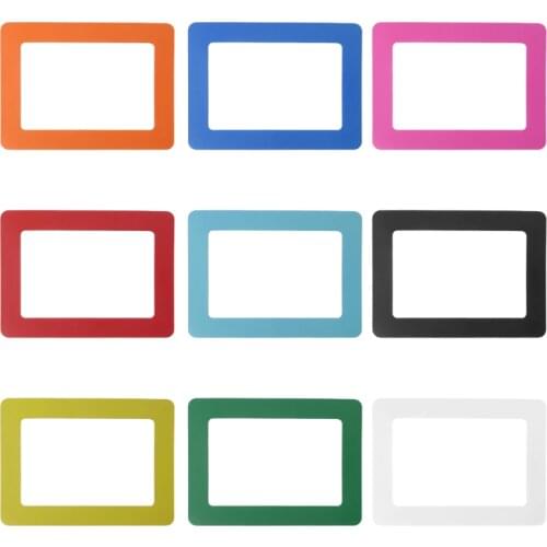 Free Shipping DIY Colorful Magnetic Picture Frames Fridge Refrigerator Magnet Photoframe DIY Home Decoration ly8 21 wholesales