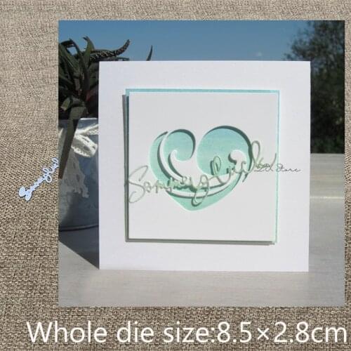 New Design Craft Metal Cutting Die die cuts German Sommerglück decoration scrapbook Album Paper Card Craft Embossing die cuts