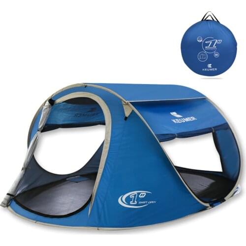 New Style 3 Person Use Automatic Pop Up Comfortable UV Protection Camping Tent Beach Tent