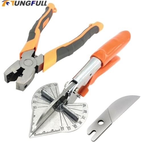 Pipe Cutter PE Plastic Pipe Hose Scissor Multi Angle Mitre Siding Wire Duct Cutter Plumbing Tool For Housework Decoration