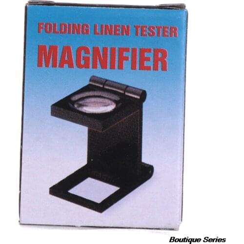 10X 28mm Folding Magnifier with graduated frame for textile optical glass tools small pet toys