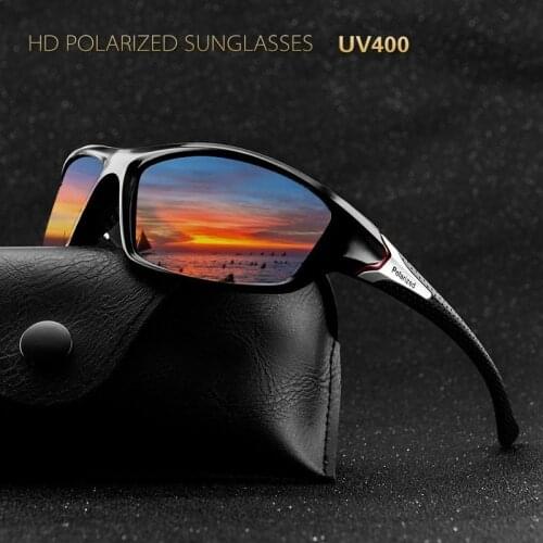 Fashion Driving Polarized UV400 Sunglasses Male Riding Cycling Fishing Shades Glasses Vintage Sport Travel Classic SunGlasses