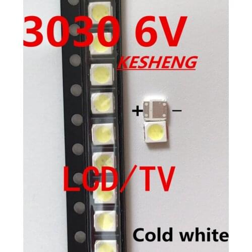 15000PCS Lextar Retroilluminazione A LED LED Ad Alta Potenza 1.8 W 3030 6 V bianco Freddo 150-187LM PT30W45 V1 TV Application