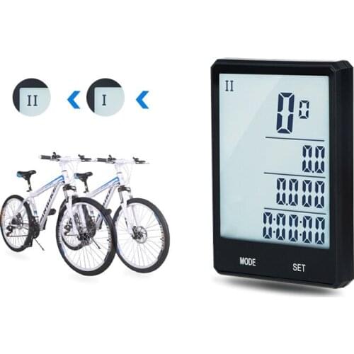 Bicycle code table English luminous bicycle speed detector Large screen wireless code table dot matrix screen