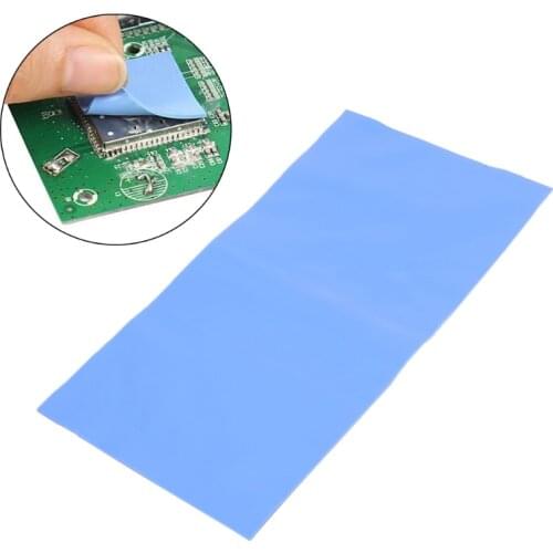 200*400*1mm Thermal Conductive Pad GPU CPU LED Heatsink Cooling Silicone Sheet M2EC