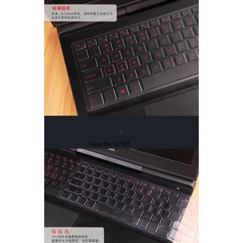Ultra Thin TPU Keyboard Protector Cover Skin for Dell Inspiron 15-3542 5547 15C 15CR 15-3000 5000 15MR,15M 15MD 15L 15LR 1528B