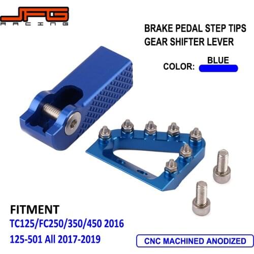 Motorcycle 2020 CNC Rear Brake Shifter Shift Lever Pedal Step Tip For Husqvarna TC TE TX FC FX FE 125 150 250 350 450 501 17-20
