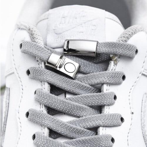 1Pair Magnetic Shoelaces Elastic Locking ShoeLace Creative Quick No Tie Shoe laces Kids Adult Unisex Sneakers Shoe Laces