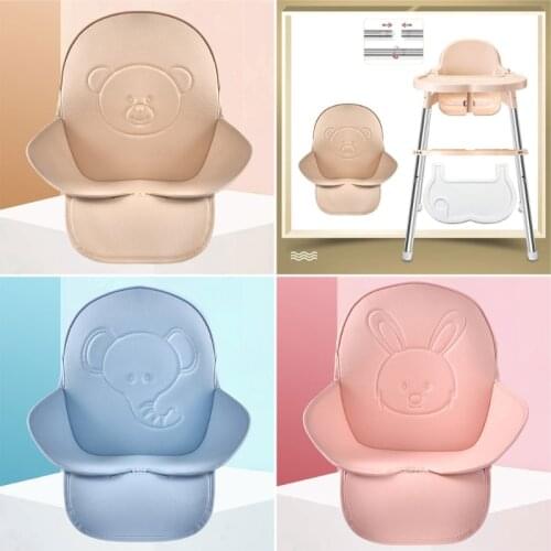 1 Pc PU Leather Waterproof Universal Highchair Seat Cushion Cover Mat Feeding Chair Cushion Mat For Baby Kids