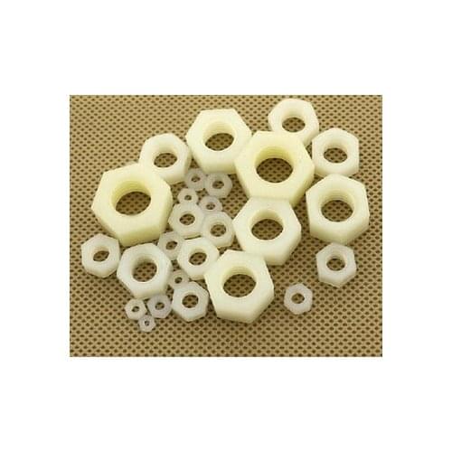 10PCS M16 Nylon nut wire plastic insulation plastic hexagonal nut nylon nut