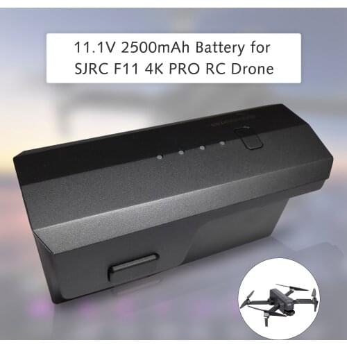 11.1V 2500mAh Battery for SJRC F11 4K PRO RC Drone