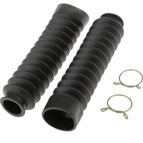 Scooter Front Suspension Fork Cover Shock Absorber Dust Rubber Cover Black high quality Rubber