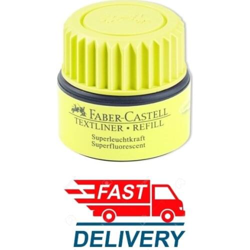 FABER FOSFORLU KALEM MUREKKEBİ MAVİ/SARI/TURUNCU/KIRMIZI/PEMBE 25ML (FOR REUSABLE PENS) HİGH QUALİTY INK